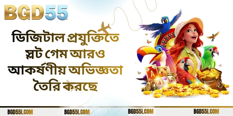 ডিজিটাল প্রযুক্তিতে স্লট গেম আরও আকর্ষণীয় অভিজ্ঞতা তৈরি করছে