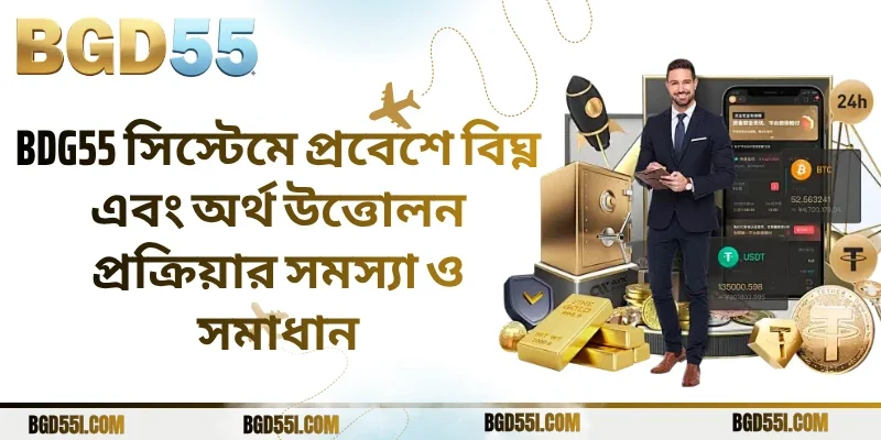 BDG55 সিস্টেমে প্রবেশে বিঘ্ন এবং অর্থ উত্তোলন প্রক্রিয়ার সমস্যা ও সমাধান